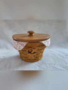 Longaberger 2007 Breast Cancer Awareness Hanging Basket Like New | Longaberger